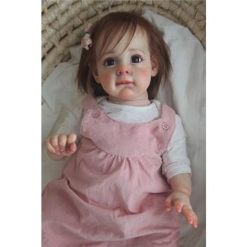 60釐米reborn toddler模擬嬰兒重生娃娃 Maggi公主寶寶 創意禮物