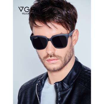 VEGOOS偏光鏡男士防紫外線太陽鏡網紅眼睛大號臉墨鏡男潮開車眼鏡