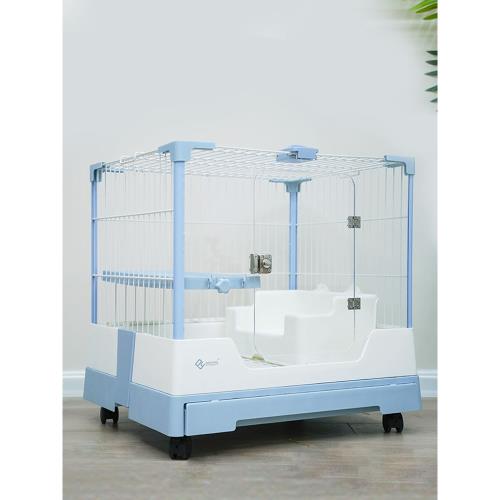 達洋免籠專業兔子籠新式兔籠家用特大號豪華R81R71豪華雙抽屜籠子