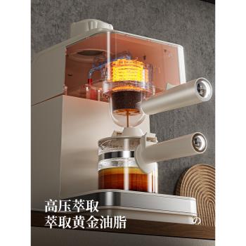 sapoudrEA09賽普達咖啡機家用小型意式半全自動辦公美式煮咖啡機