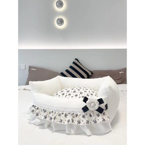 糯米家 ins風網紅四季狗窩貓窩狗床墊子寵物可拆洗小型犬泰迪用品