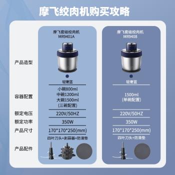 摩飛家用電動輔食不銹鋼絞肉機