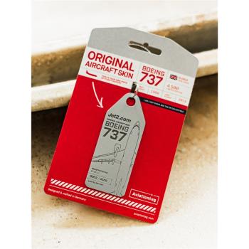 德國AviationTag JET2 波音B737 飛機蒙皮航空行李牌鑰匙扣禮物