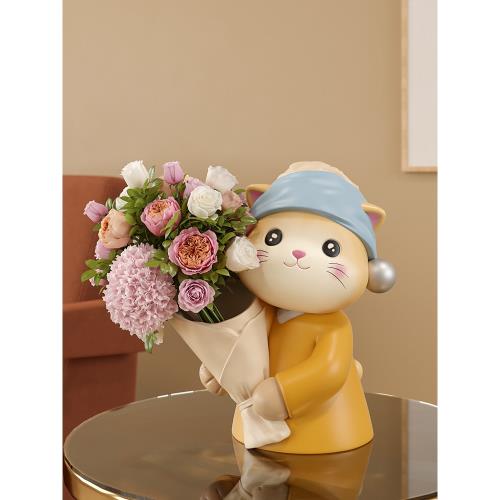 創意花瓶擺件客廳插花電視柜裝飾搬家喬遷新居新婚結婚禮物送新人