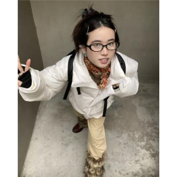 復古橢圓時髦街頭千禧鏡架可配度數TR90眼鏡素顏平光鏡框男女
