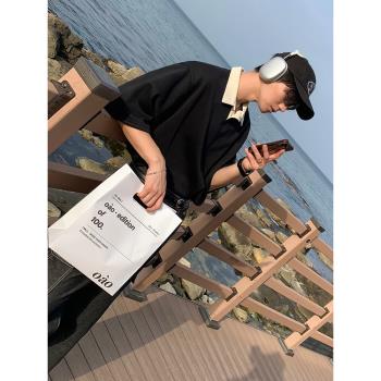 MRCYC短T撞色韓版小眾半袖Polo衫