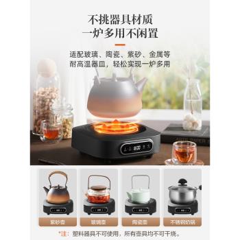 蘇泊爾煮茶器多功能家用保溫煮茶爐電茶爐新款小型電陶爐圍爐茶具