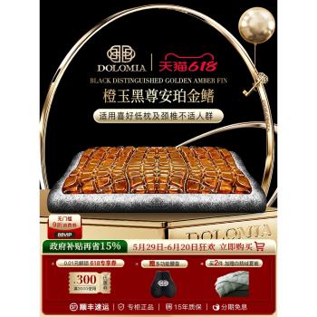 Dolomia黑尊橙玉金鰭低枕頸椎枕頭頸椎專用呵護頸枕肩頸雙效支撐