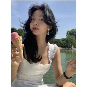 瑪瑙珍珠誇張小眾設計感耳夾水滴