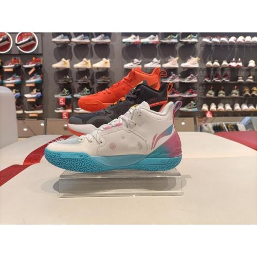 李寧䨻男童籃球鞋網面透氣防滑耐磨運動鞋 YKBT012 YKBU082