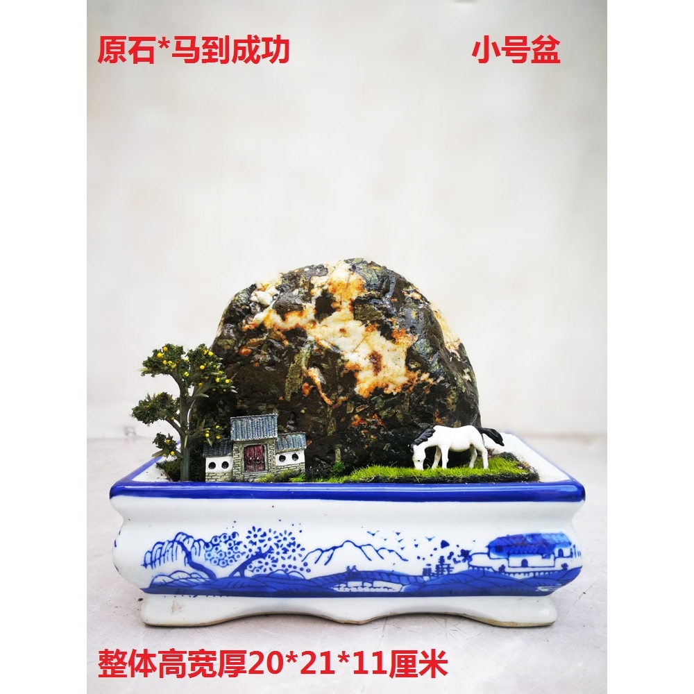 正宗梅花玉天然原石菊花荷花雪花石盆景魚缸造景手把件黃河奇石|裝飾擺