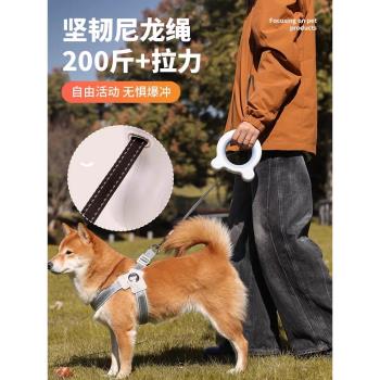 自動可伸縮圓形手環狗狗牽引繩