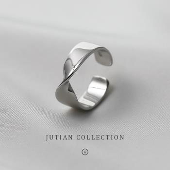 莫比烏斯JUTIAN純銀冷淡風女戒指