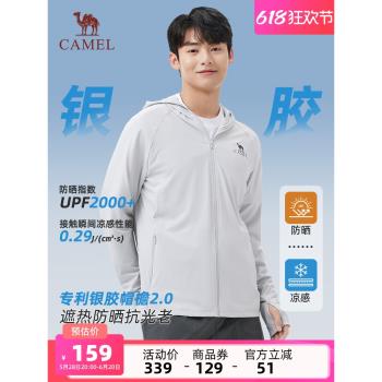 駱駝輕薄男款春夏透氣涼感防曬衣