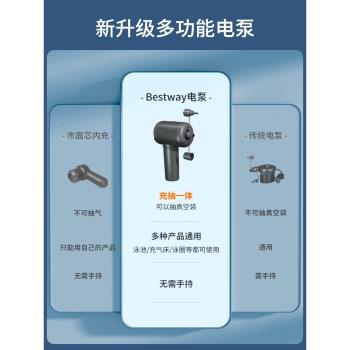 Bestway嬰兒游泳池寶寶游泳池家用加厚充氣泳池兒童游泳桶
