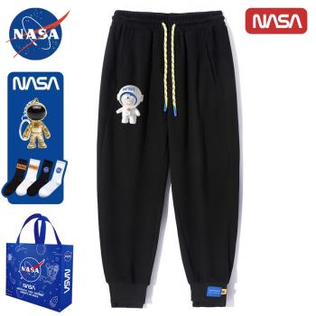 NASA官網聯名春秋季寬松休閑衛褲