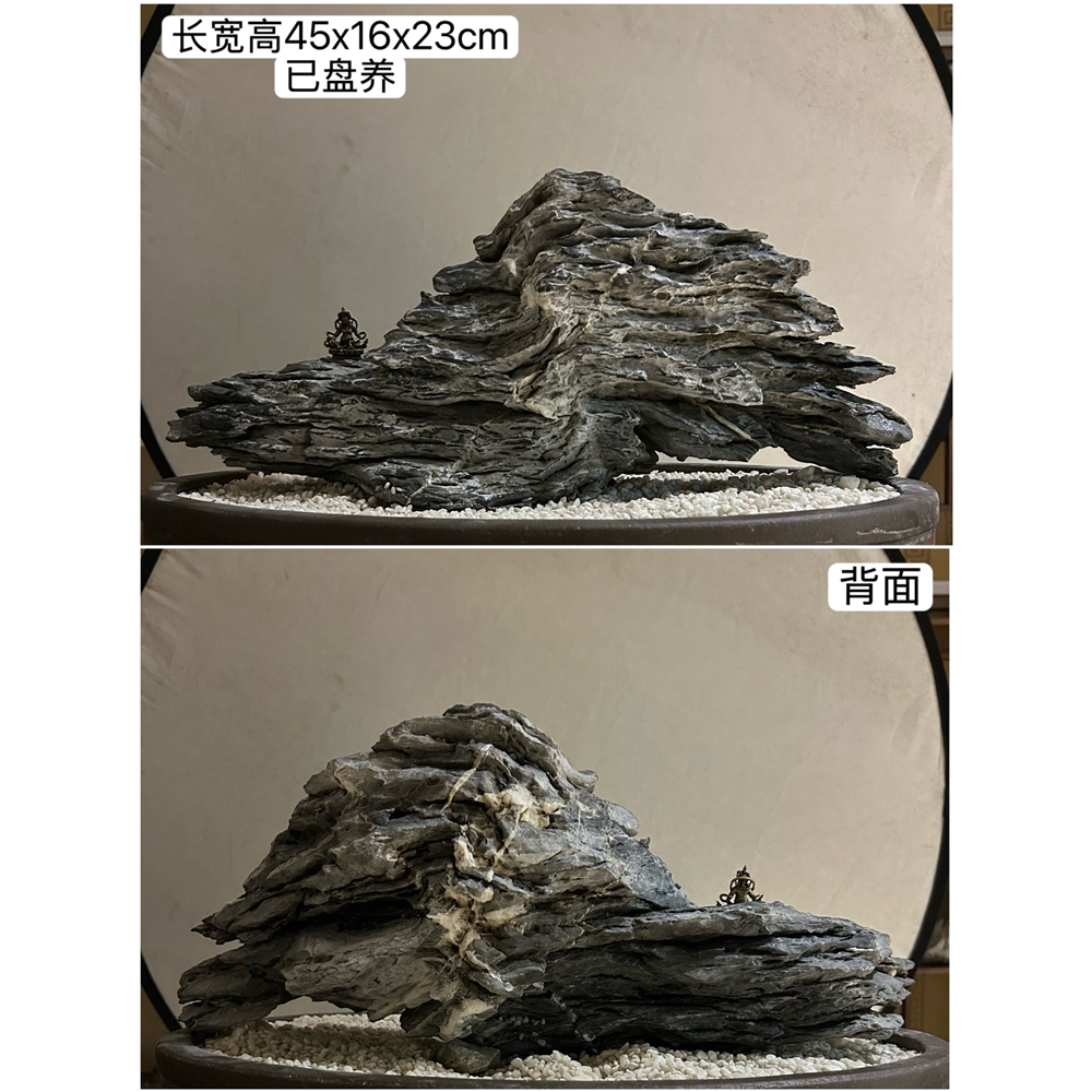 英德石孤品奇石大塊茶室案頭原石庭院觀賞青龍石客廳意境擺件|水族設備