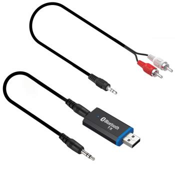 aux3.5無線耳機投影儀藍牙適配器