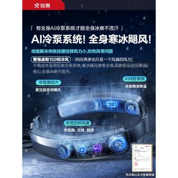 銳舞露營USB充電強力掛腰風扇
