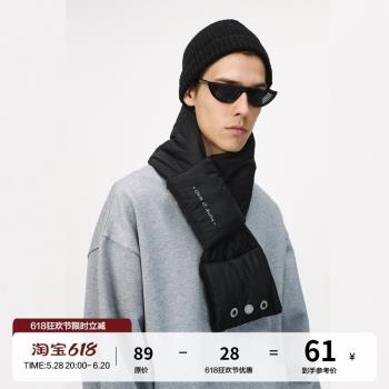 FPA羽絨棉男個性潮牌冬季圍巾