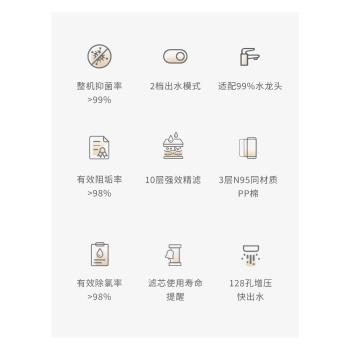 小質家用直飲前置廚房超濾凈水器