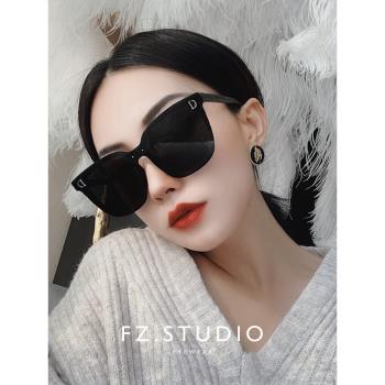 高階感偏光墨鏡女2025新款超輕 防紫外線太陽眼鏡 時尚潮連體方框
