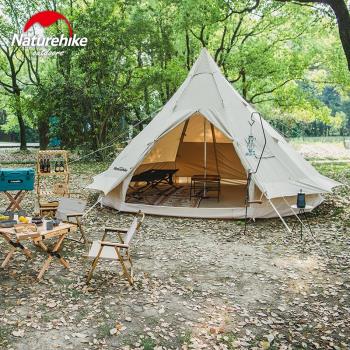Naturehike挪客棉布帳篷戶外多人加厚精緻露營印第安金字塔帳篷