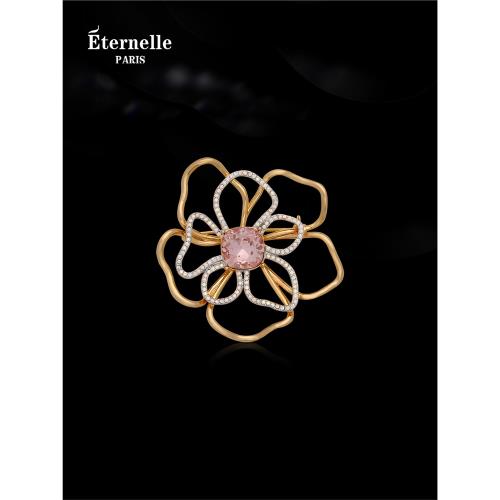 Eternelle法國永恒原創氣質胸針高檔小眾設計感胸花別針配飾領針