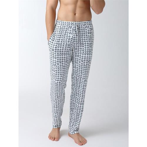 亭宜品牌男士家居褲莫代爾絲柔寬松大碼睡褲薄款休閑起居長褲