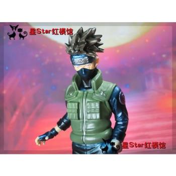 正版日版眼鏡廠 火影忍者 HSCF 超彩色 卡卡西 電鍍 模型盒蛋手辦