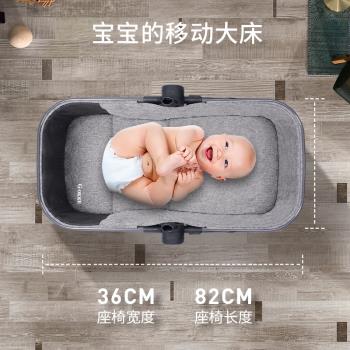 GOKKE德國雙向嬰兒推車高景觀嬰兒車輕便折疊可坐躺 睡籃寶寶推車