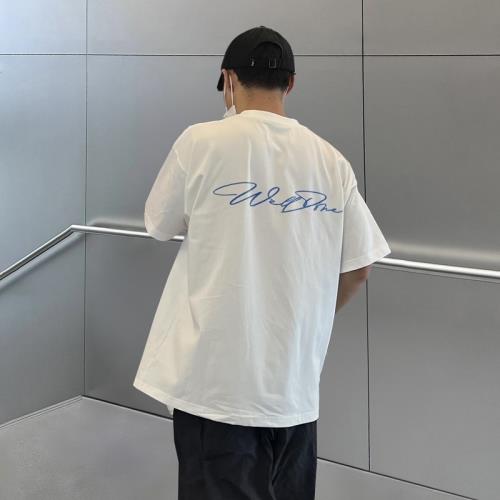 WE11DONE TRACK小眾設計感潮牌美式夏季寬松男士半袖男生短袖T恤