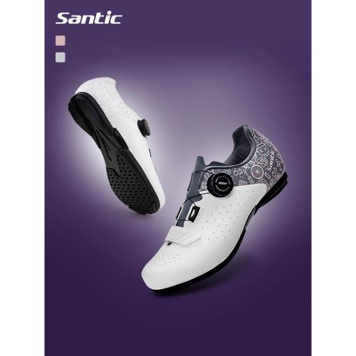 Santic森地客升級無鎖騎行非鎖鞋新品自行車休閑公路無鎖鞋阿波羅