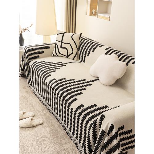 簡約高級感四季通用沙發蓋布雪尼爾一整張沙發巾沙發套罩沙發毯