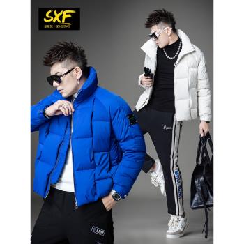 潮牌立體編織外套保暖防寒羽絨服