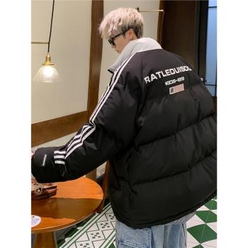 潮牌日系立領九江男青年羽絨服