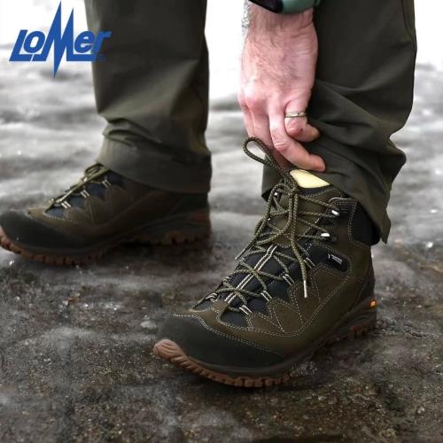 LOMER/樂驀進口戶外野外意大利徒步鞋登山鞋中幫防滑舒適耐磨防水