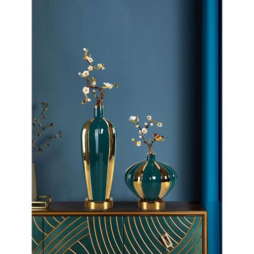 玄關花瓶擺件電視柜放客廳高級高端藝術輕奢高檔裝飾家居喬遷禮物