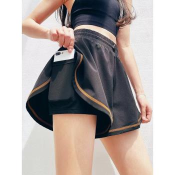 瑜伽健身女孩休閑運動透氣短褲