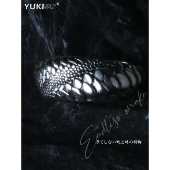 YUKI男士925純銀復古飾品戒指環