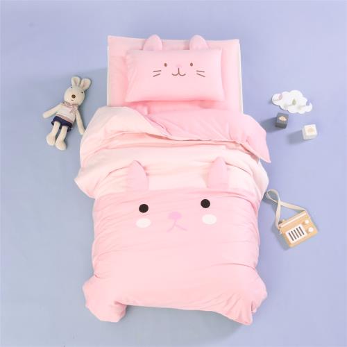 幼兒入園被子三件套幼兒園被褥六件套純棉含芯套裝寶寶床上用品