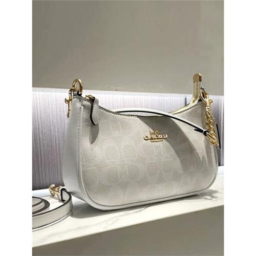 潮牌百搭真皮單肩奢侈品麻將包