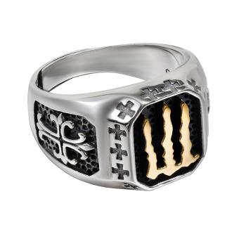 s925 cuban link ring純銀戒指男女嘻哈配飾ins潮復古個性高品質