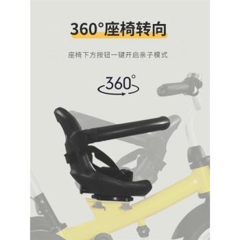 小虎子折疊兒童三輪車腳踏車2-6歲寶寶手推車雙向推行輕便溜娃車
