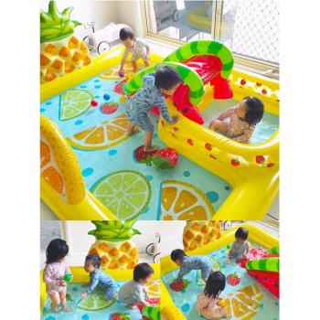 INTEX可噴水嬰幼兒室內游泳池