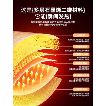 榮事達石墨烯碳晶地暖墊家用客廳秋冬電熱地毯發熱加熱地墊地熱墊