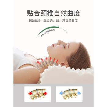 天然泰國一對記憶助睡眠乳膠枕頭