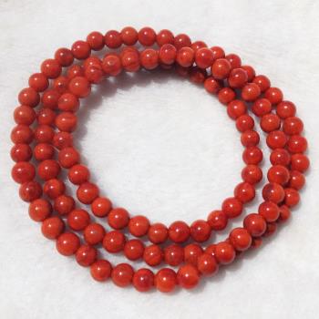 佛珠手鏈5mm108玫瑰涼山南紅瑪瑙