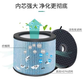 適配海爾空氣凈化器濾網KJ-F300/MFC/F330MFA/F400MFB濾芯F320MFE