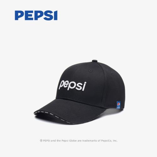 百事Pepsi帽子男情侶棒球帽青年休閑時尚潮牌防曬遮陽鴨舌帽女